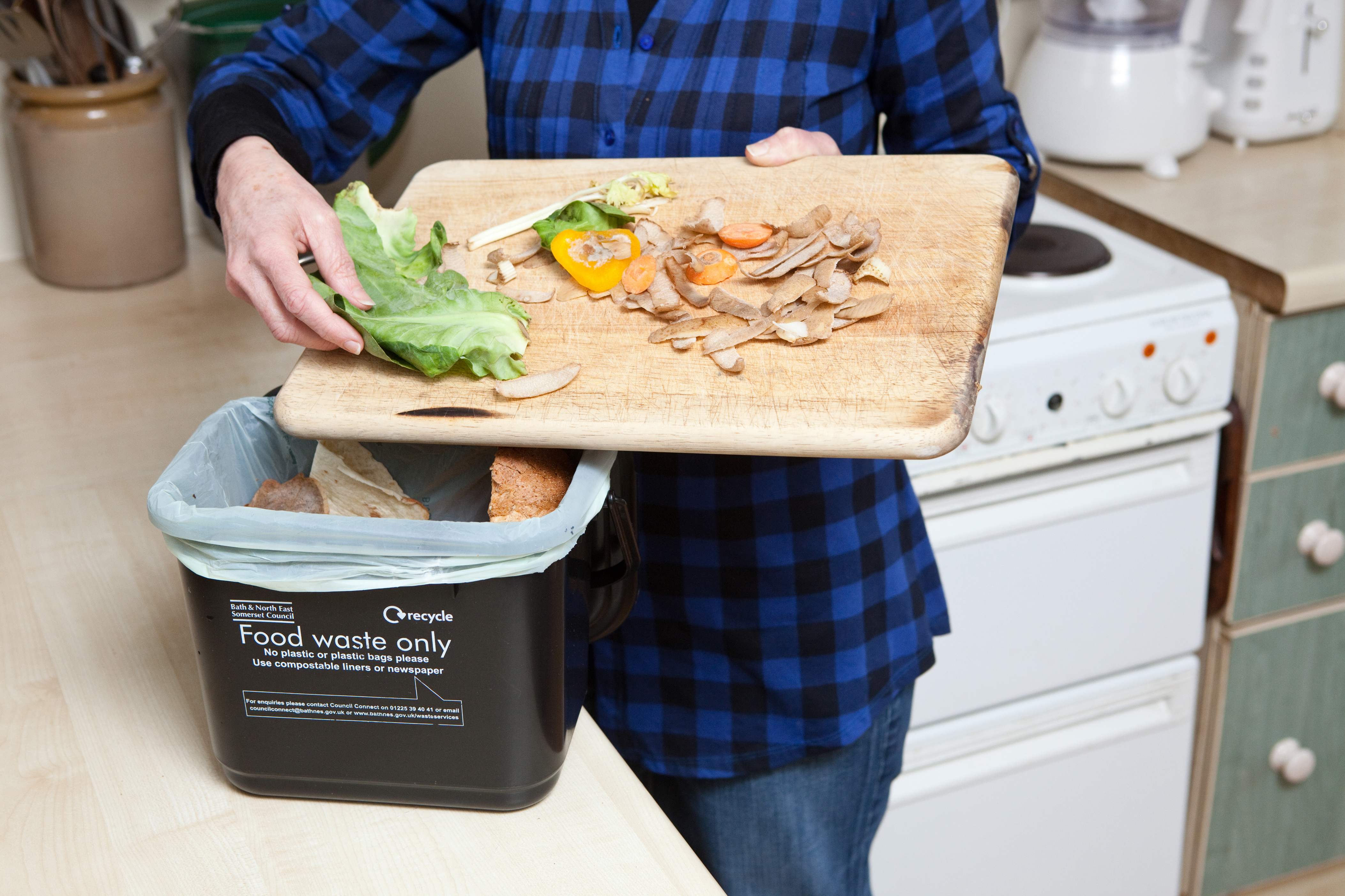 food waste caddy image