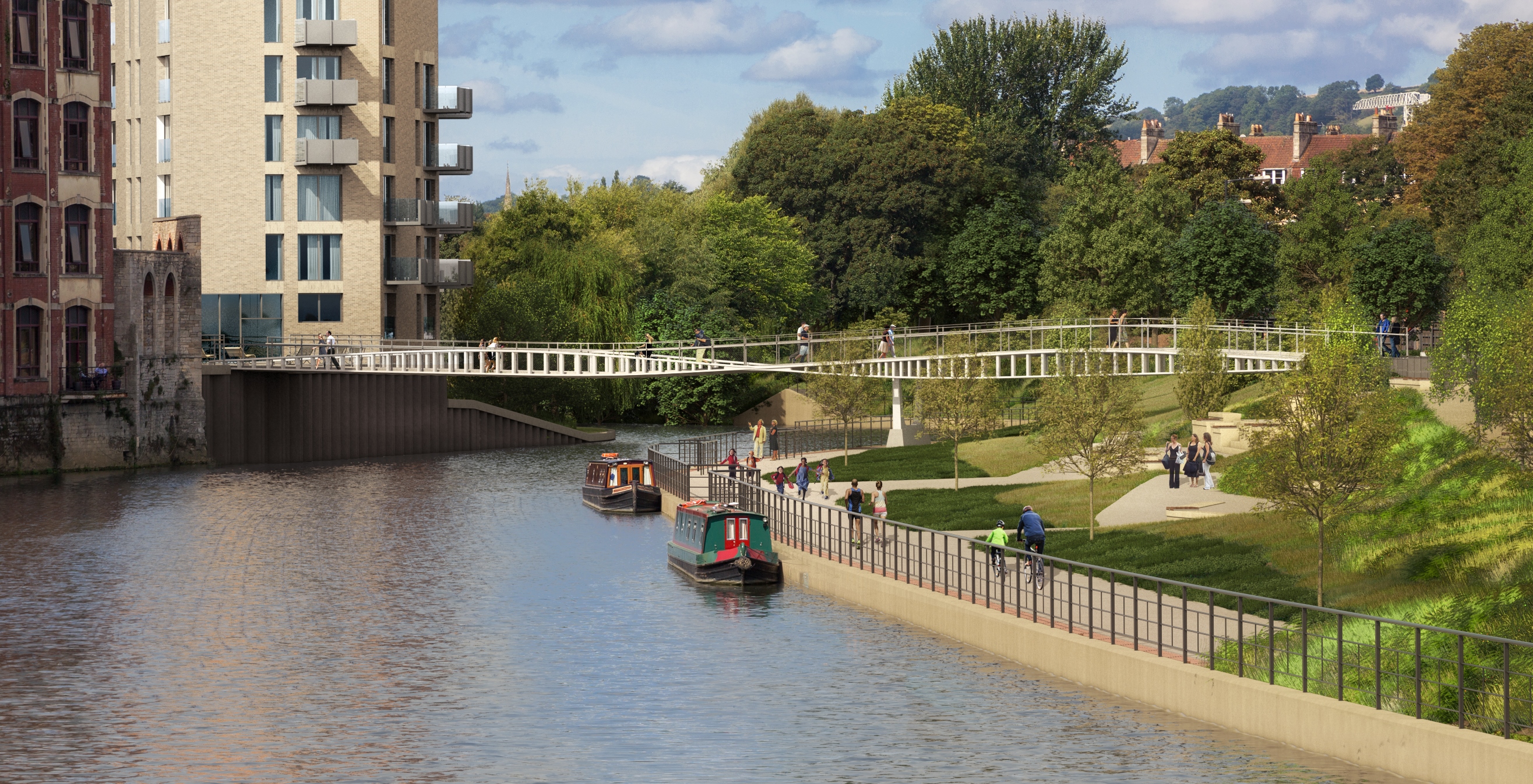 Bath Quays bridge