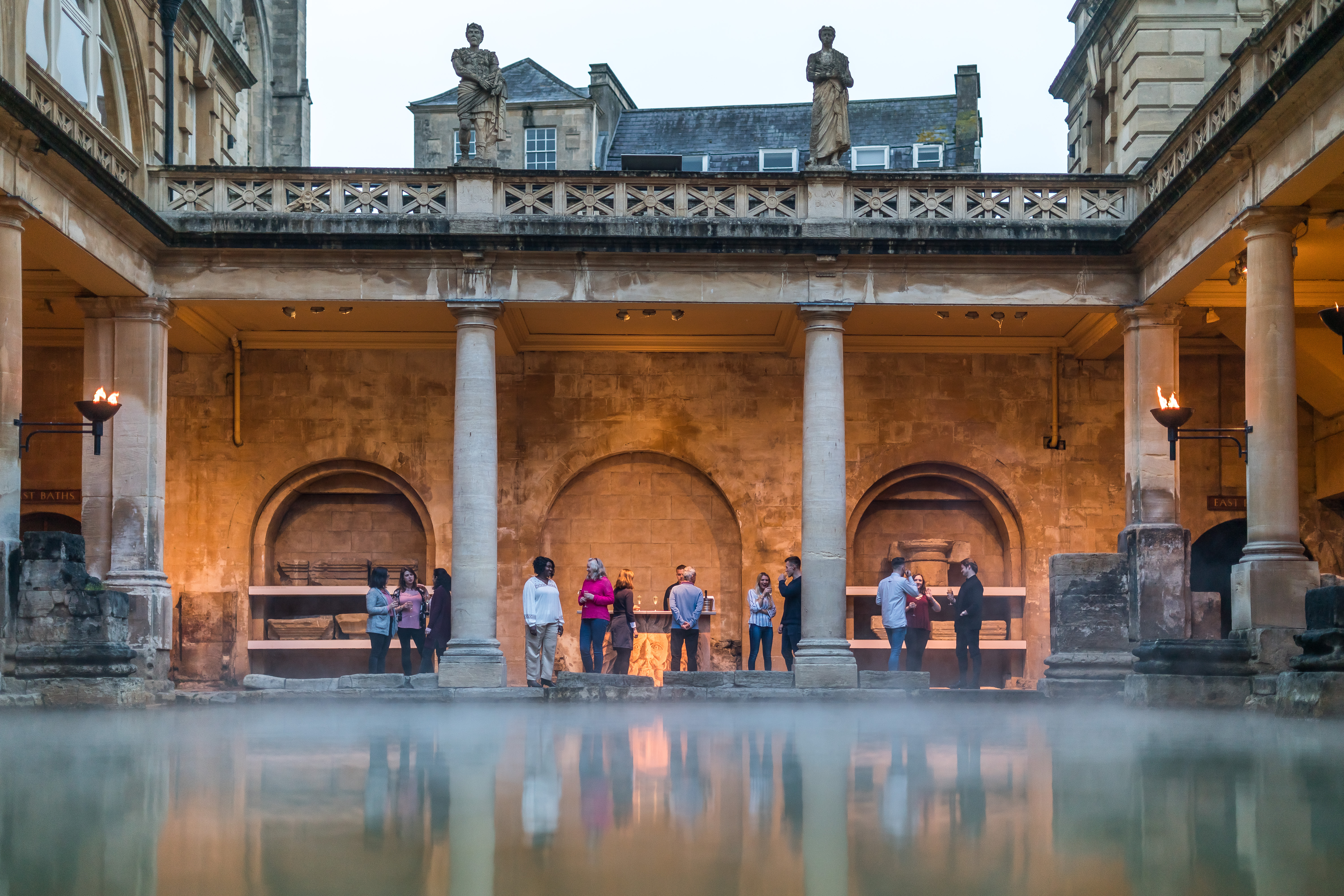 After hours at the Roman Baths