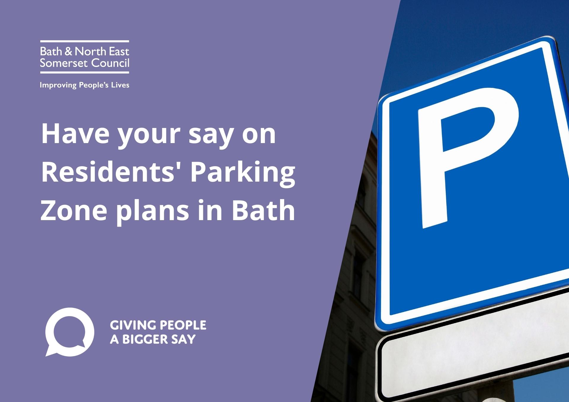 Have your say on Residents' Parking Zones plans in Bath
