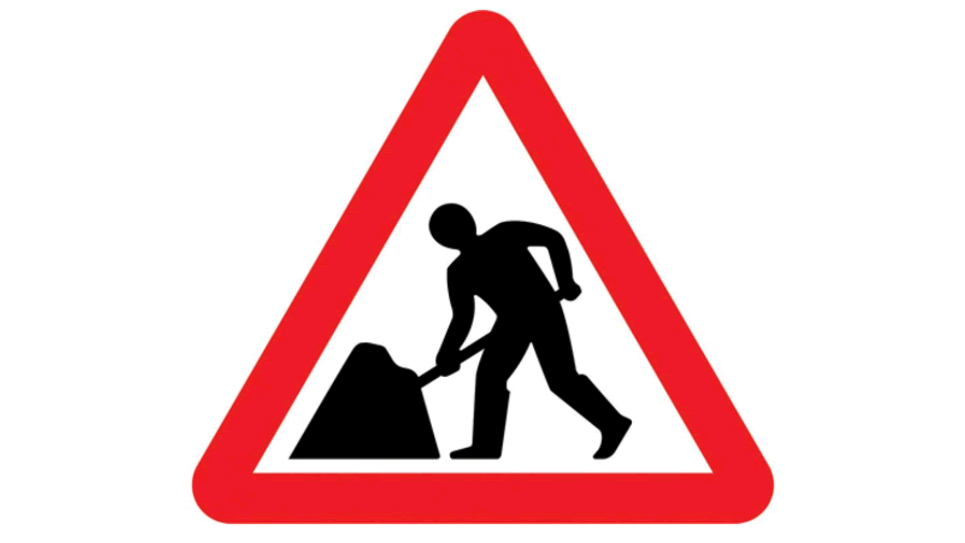 Roadwork sign