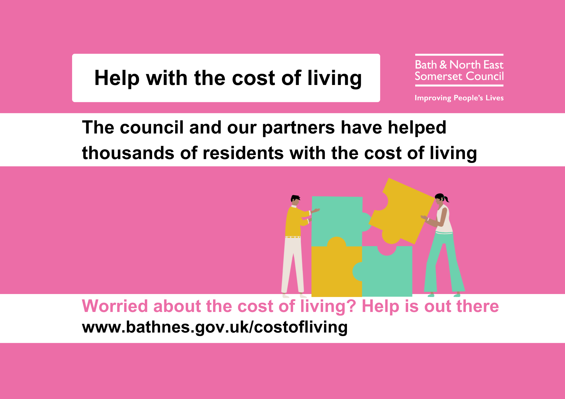 Help is out there – cost-of-living support in Bath & North East Somerset  