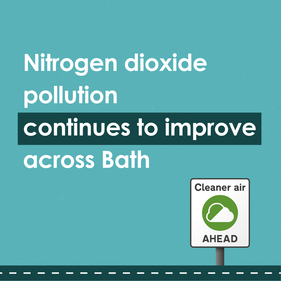 nitrogen dioxide pollution continues to improve across Bath