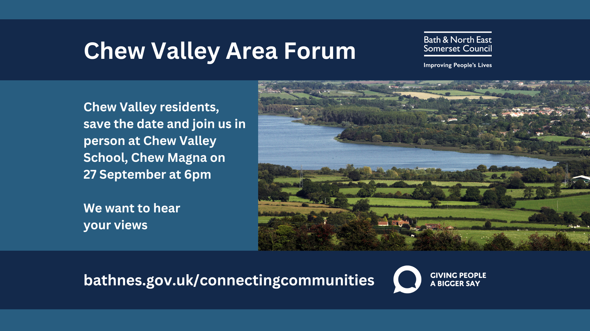 chew valley forum details for september 27