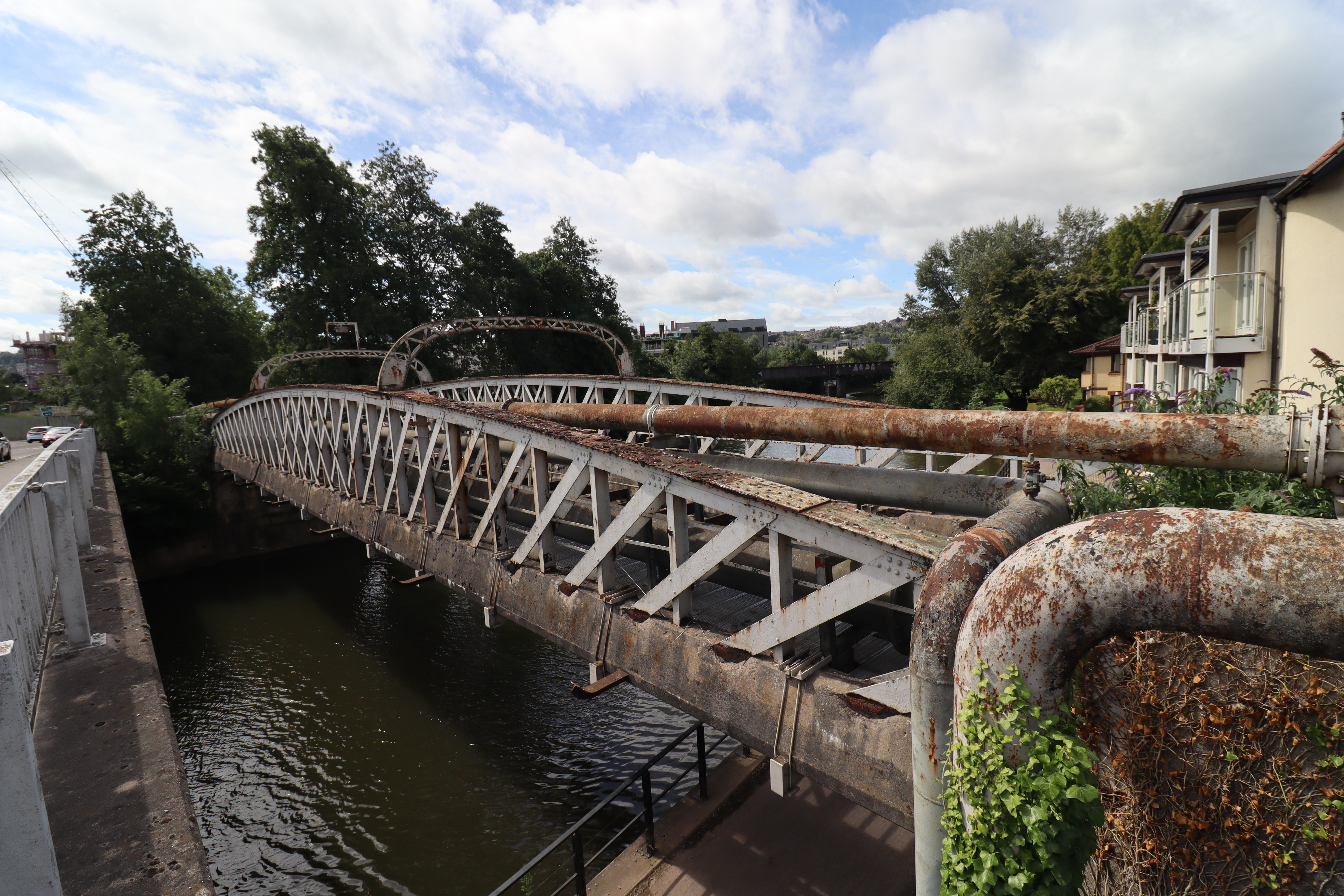 Old pipe bridge in Bath