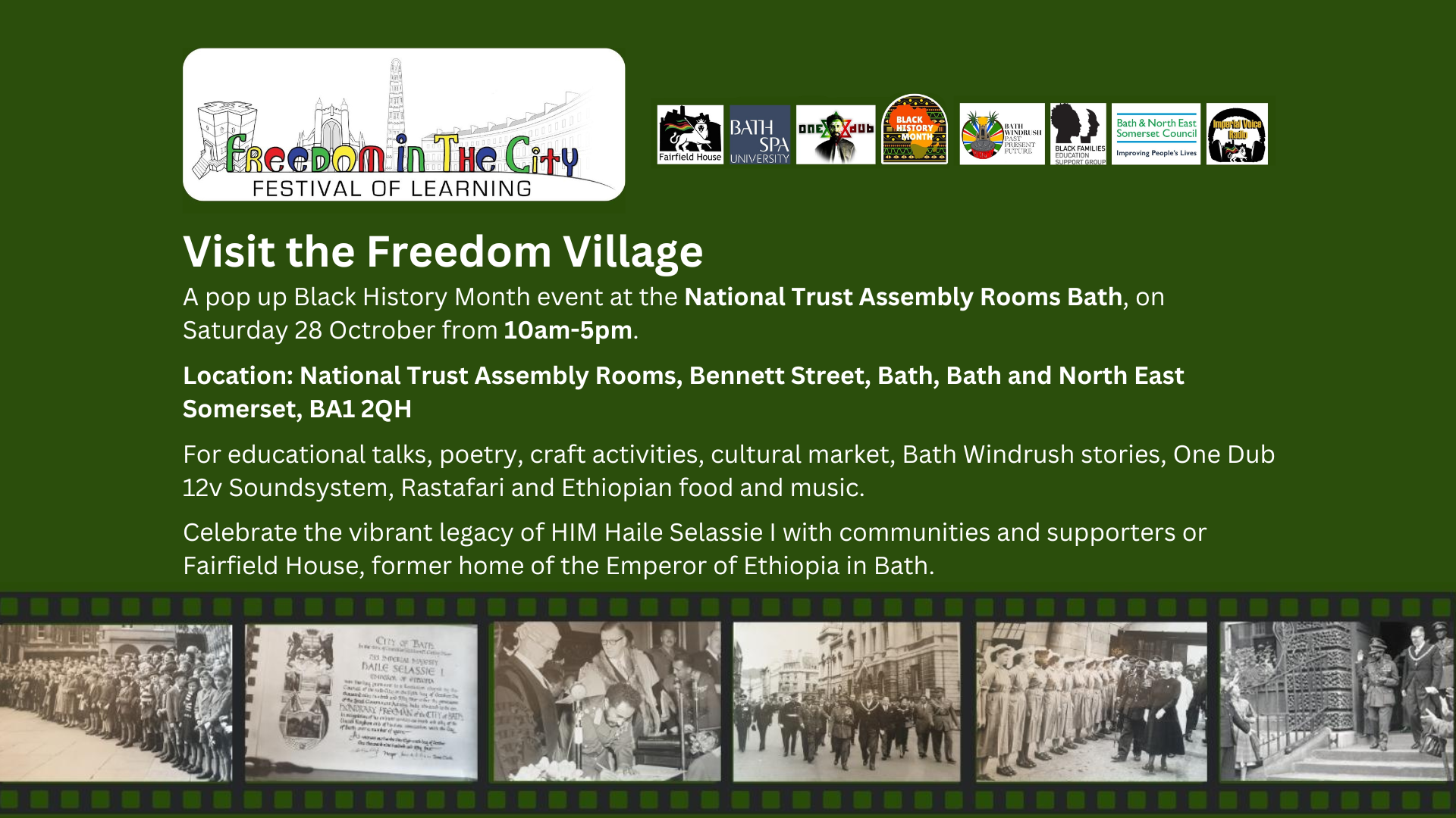 Partners highlight events Bath and North East Somerset during Black History Month