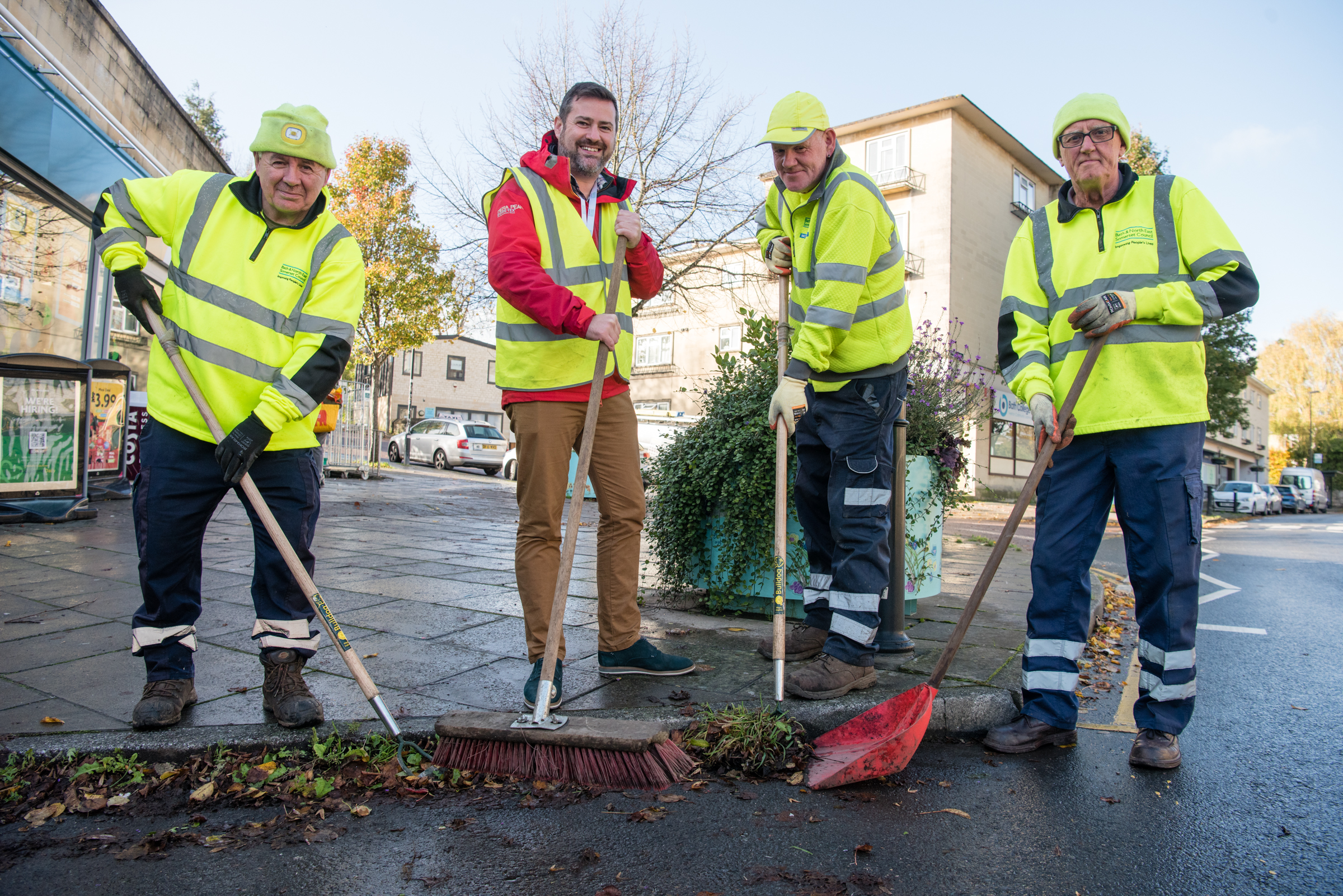 Hard-working team keeps Bath & North East Somerset clean and green   