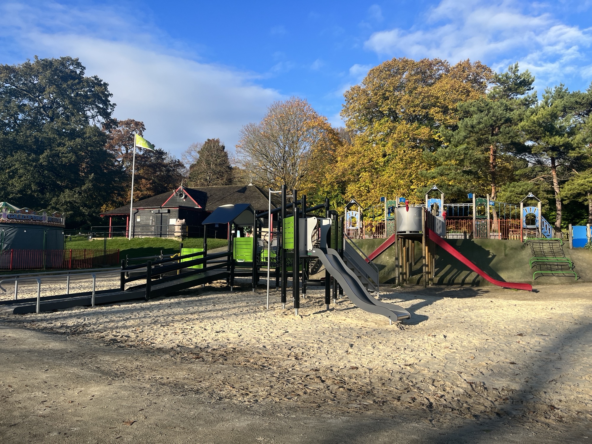 Accessible play unit at Royal Victoria Park
