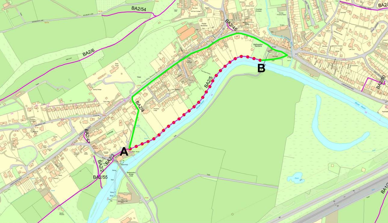 Image showing diversion of footpath
