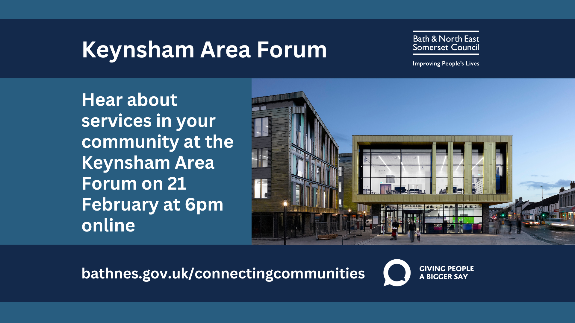 Keynsham area forum graphic
