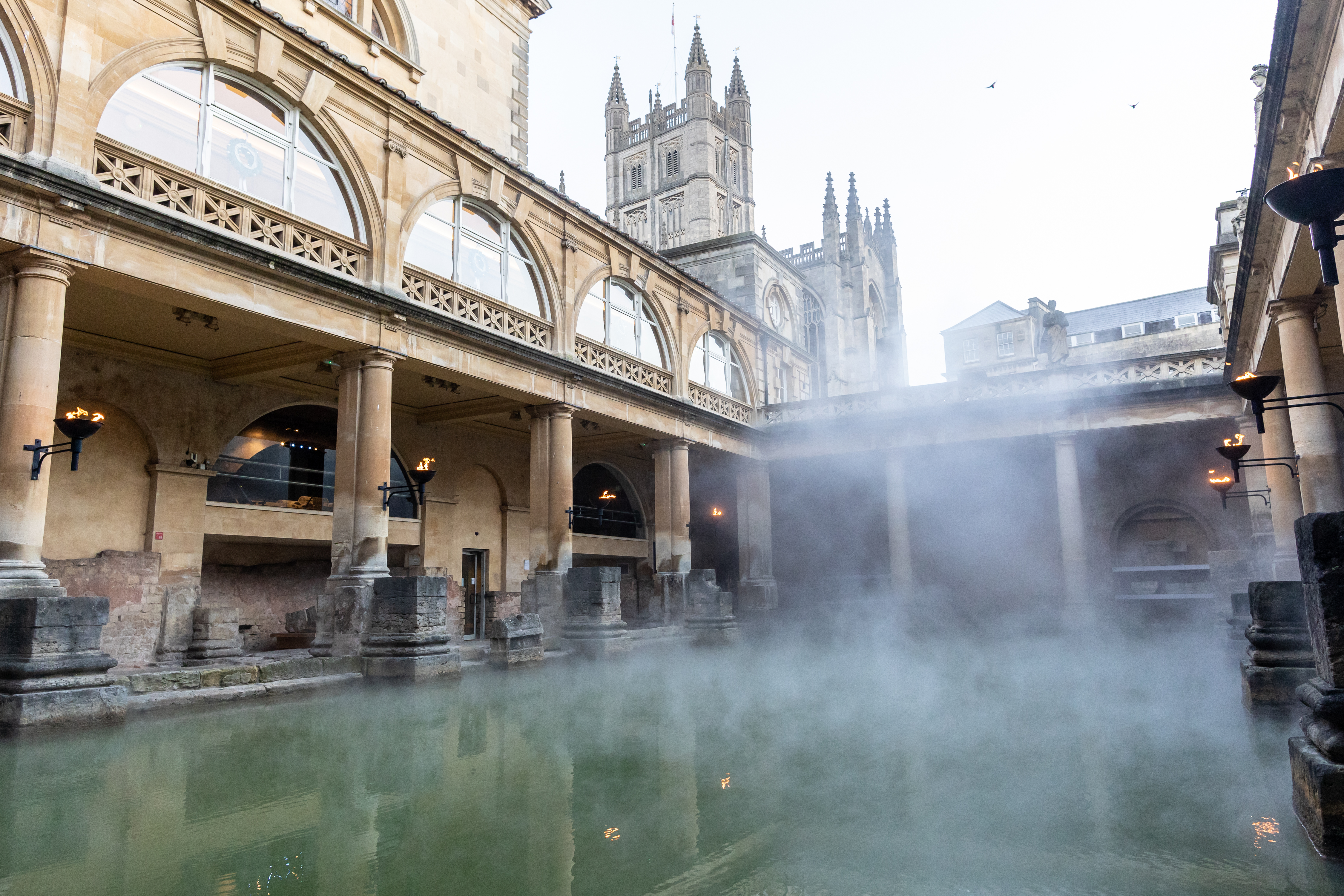 The Great Bath with steam