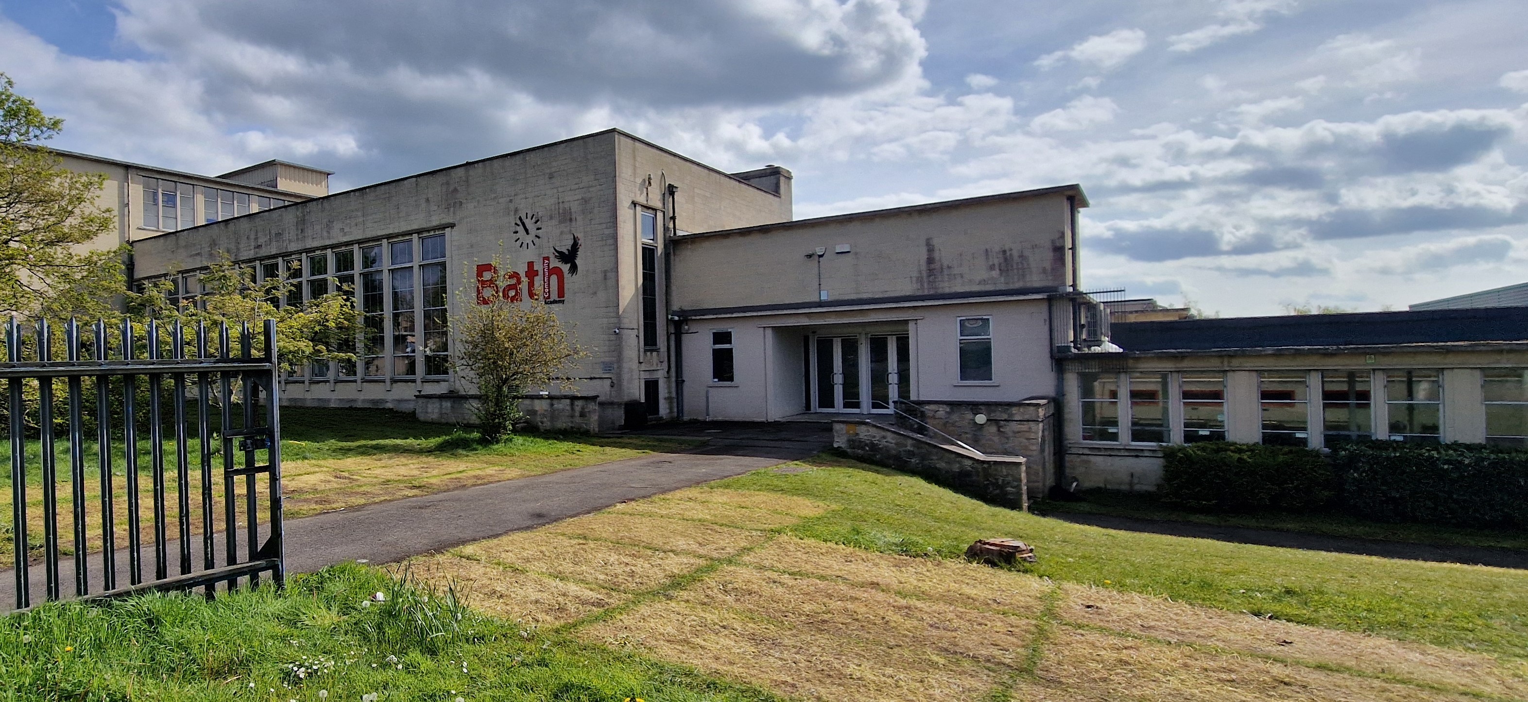 image shows the front of the former Culverhay School