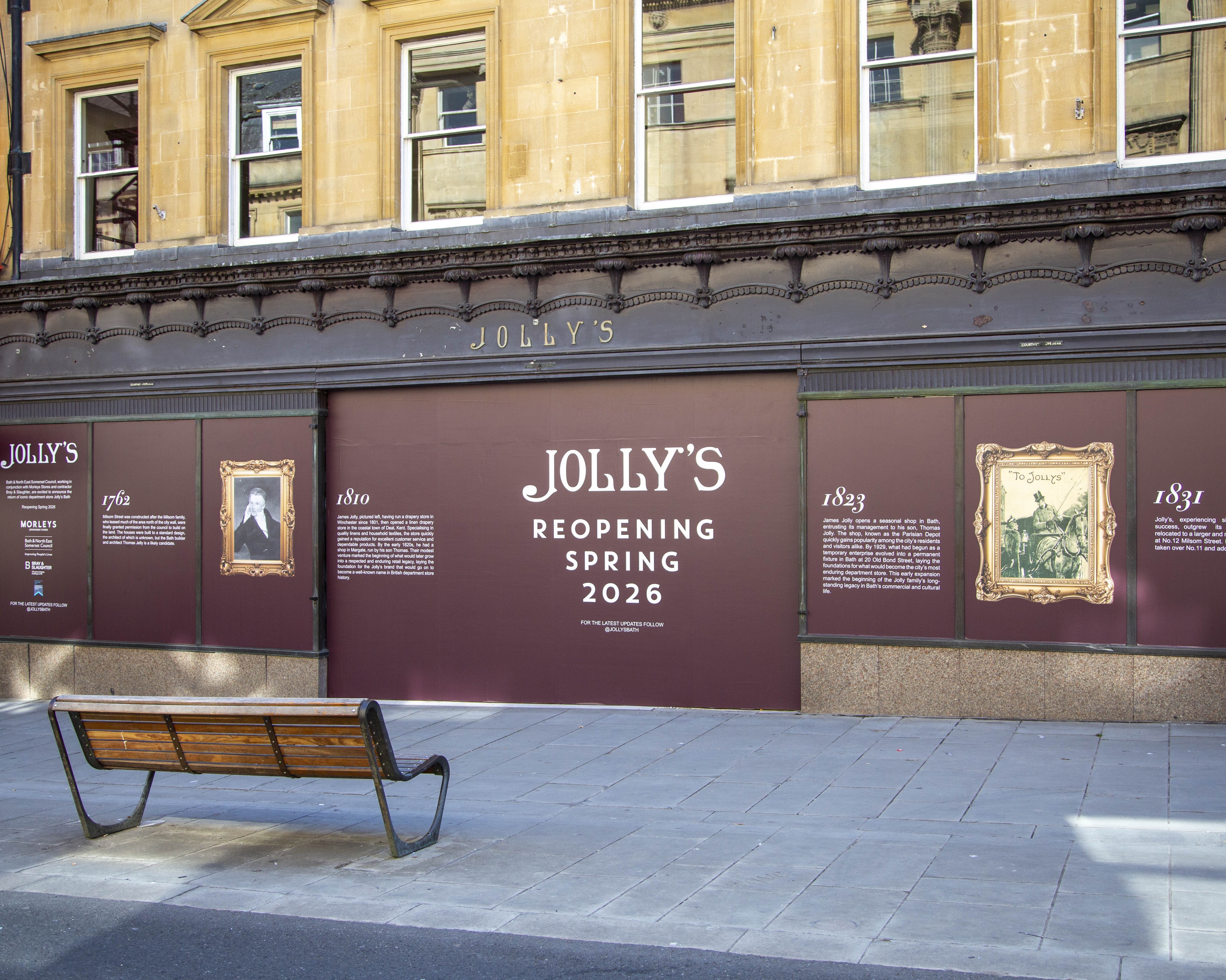 Jolly's in Bath.