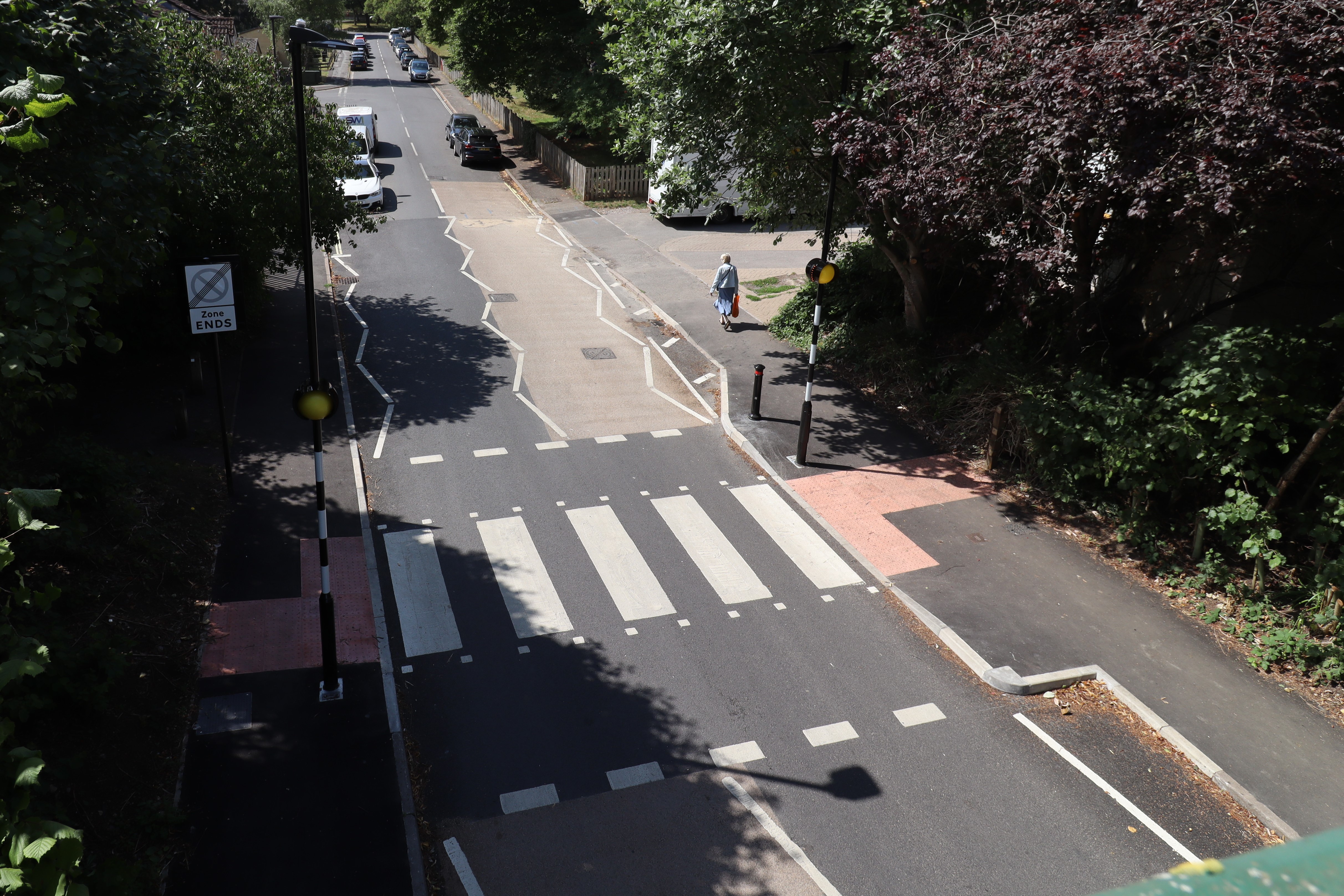 A new zebra crossing in Bath. 