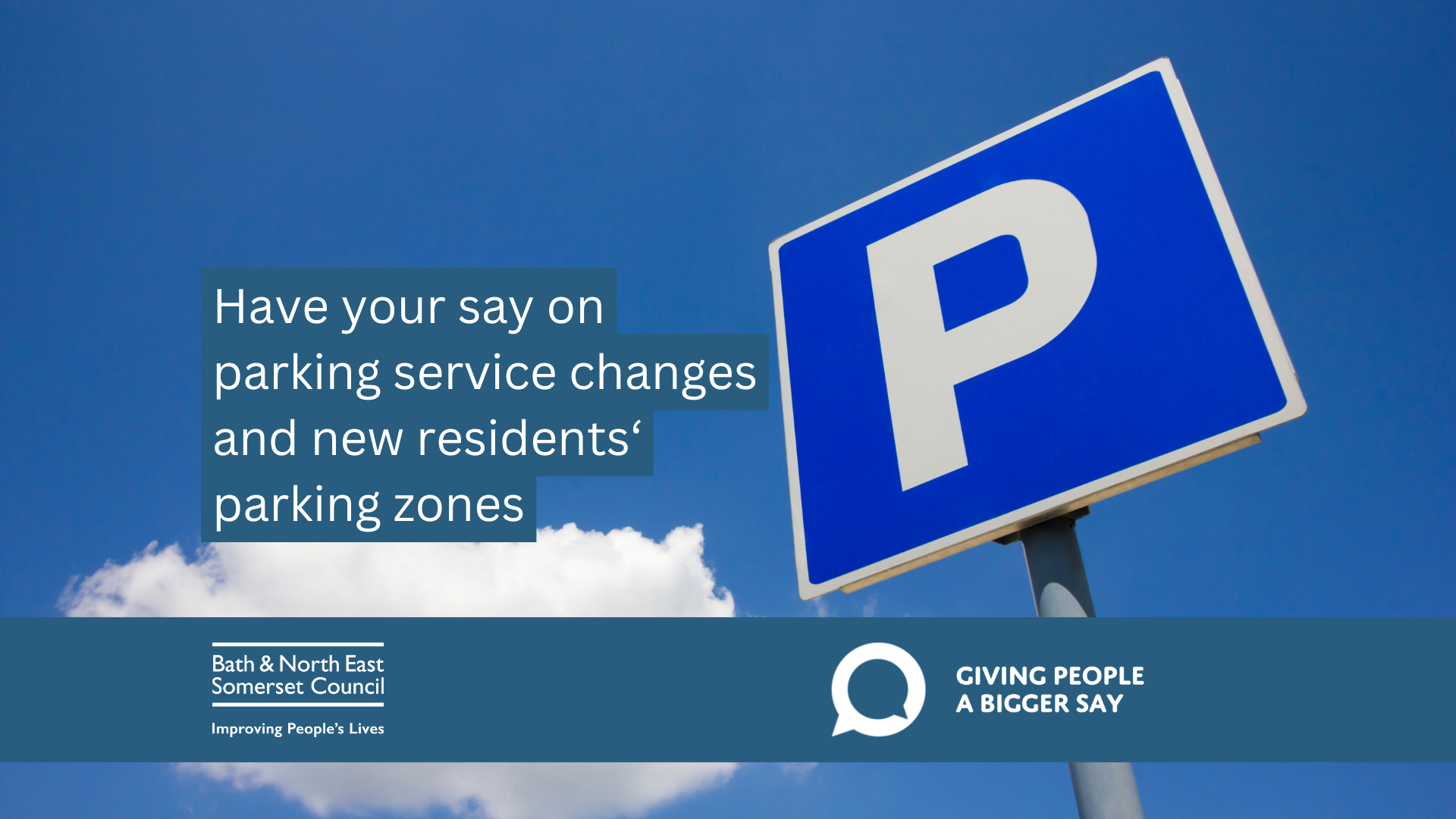 A parking sign.