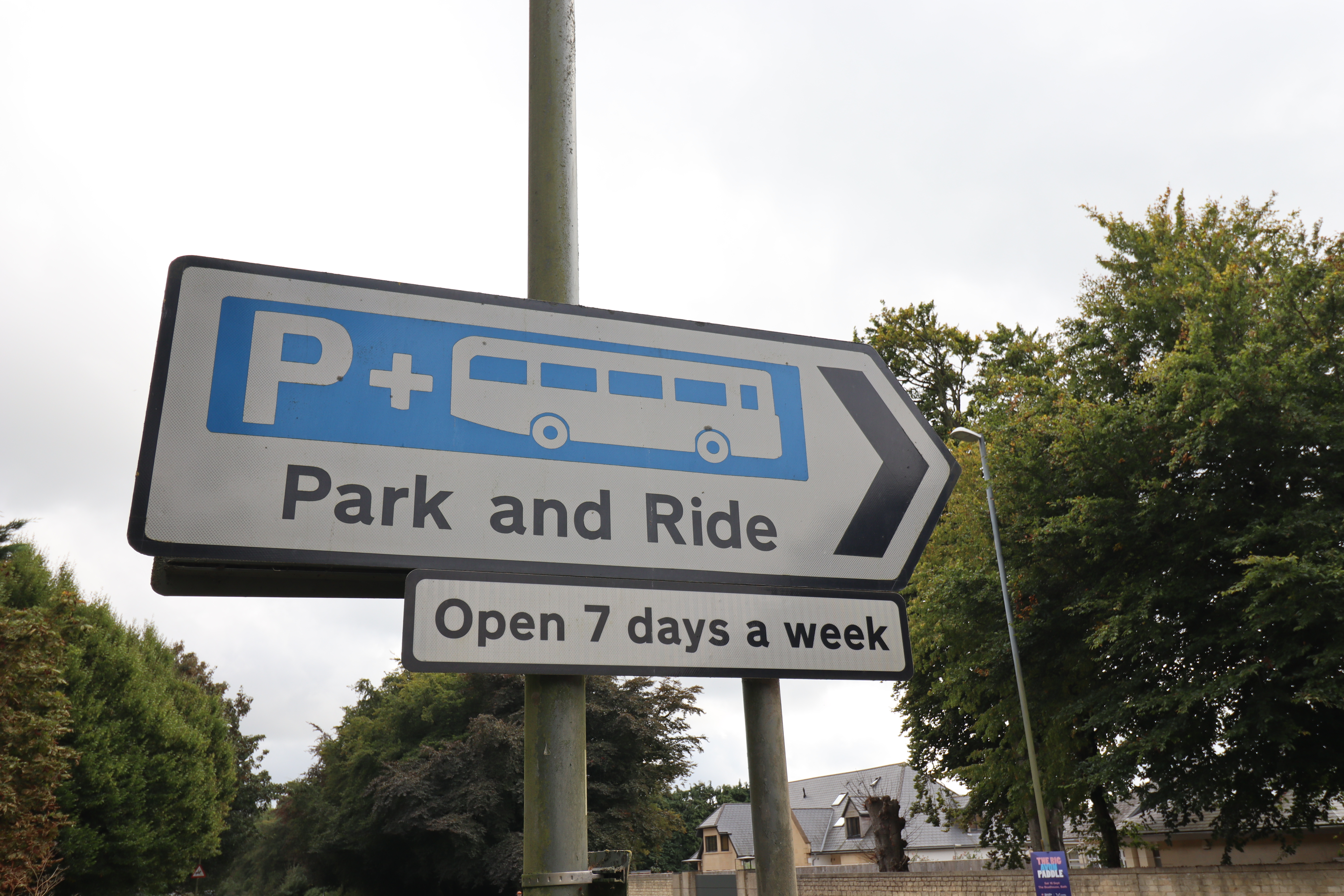 Park and Ride sign