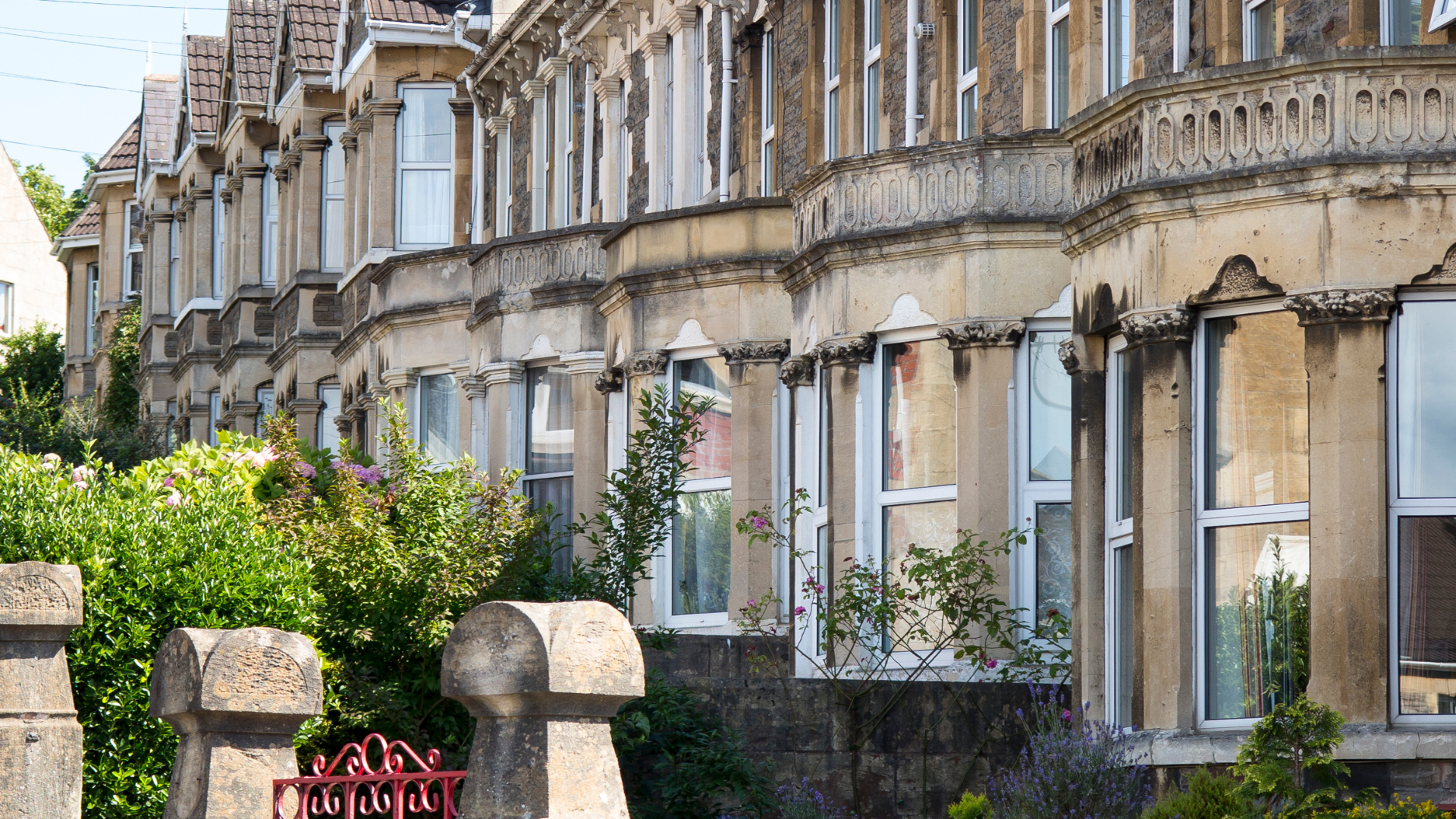 Terraced housing in Bath